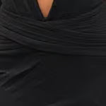 Vestido de fiesta Jovani, largo, sin tirantes, con aberturas y brillo, 43419