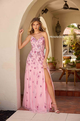 Primavera Couture 4361 Formal Long A-Line Prom Evening Dress