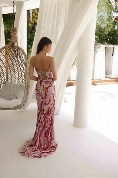 Primavera Couture 4373 Fitted Sequin Dress