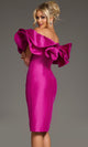 Ruffled Off Shoulder Sheath Dress by Jovani
