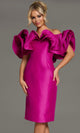 Ruffled Off Shoulder Sheath Dress by Jovani