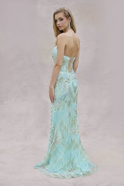Primavera Couture 4382 Formal Long Beaded Prom Dress