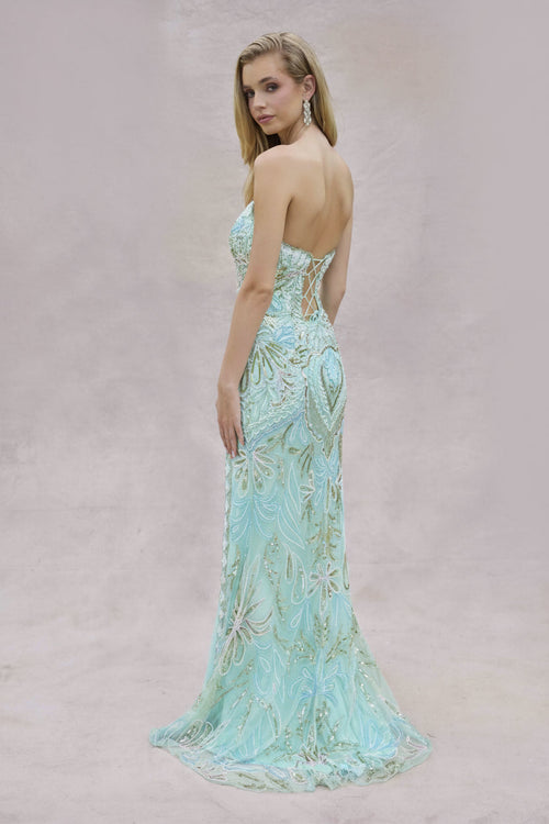 Primavera Couture 4382 Formal Long Beaded Prom Dress