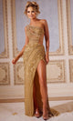 Vestido de fiesta largo hasta el suelo Jovani 43927