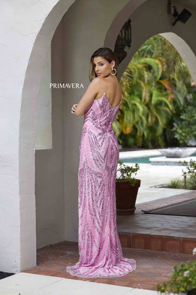 Primavera Couture 4399 Formal Beaded Prom Dress