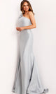 Jovani 44176 - One Shoulder Mermaid Gown in Indigo