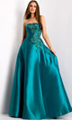 Jovani 44352 - Elegant Strapless Evening Gown