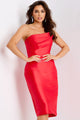 Asymmetrical Sheath Dress in Black by Jovani