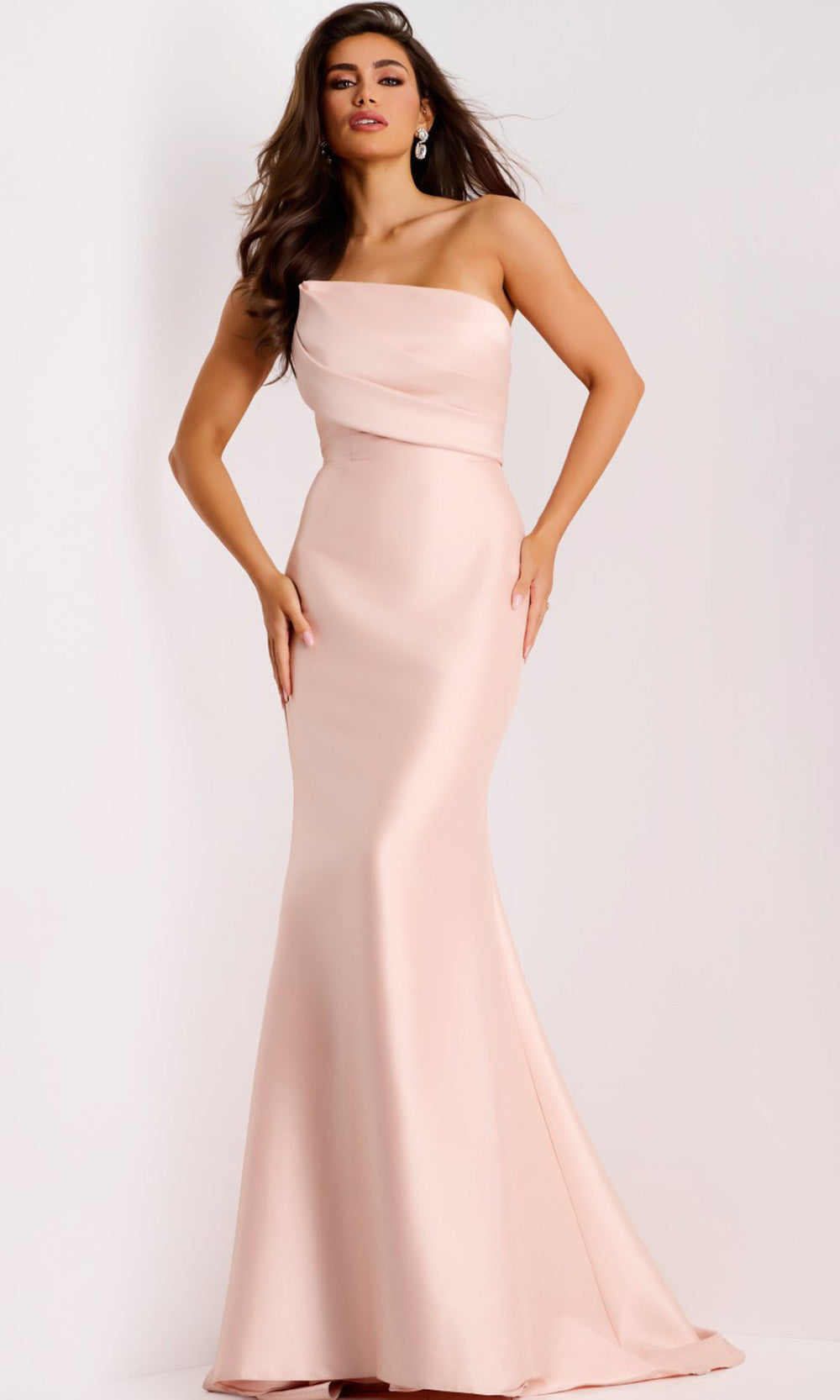 Jovani 44532 - Elegant Strapless Mermaid Gown