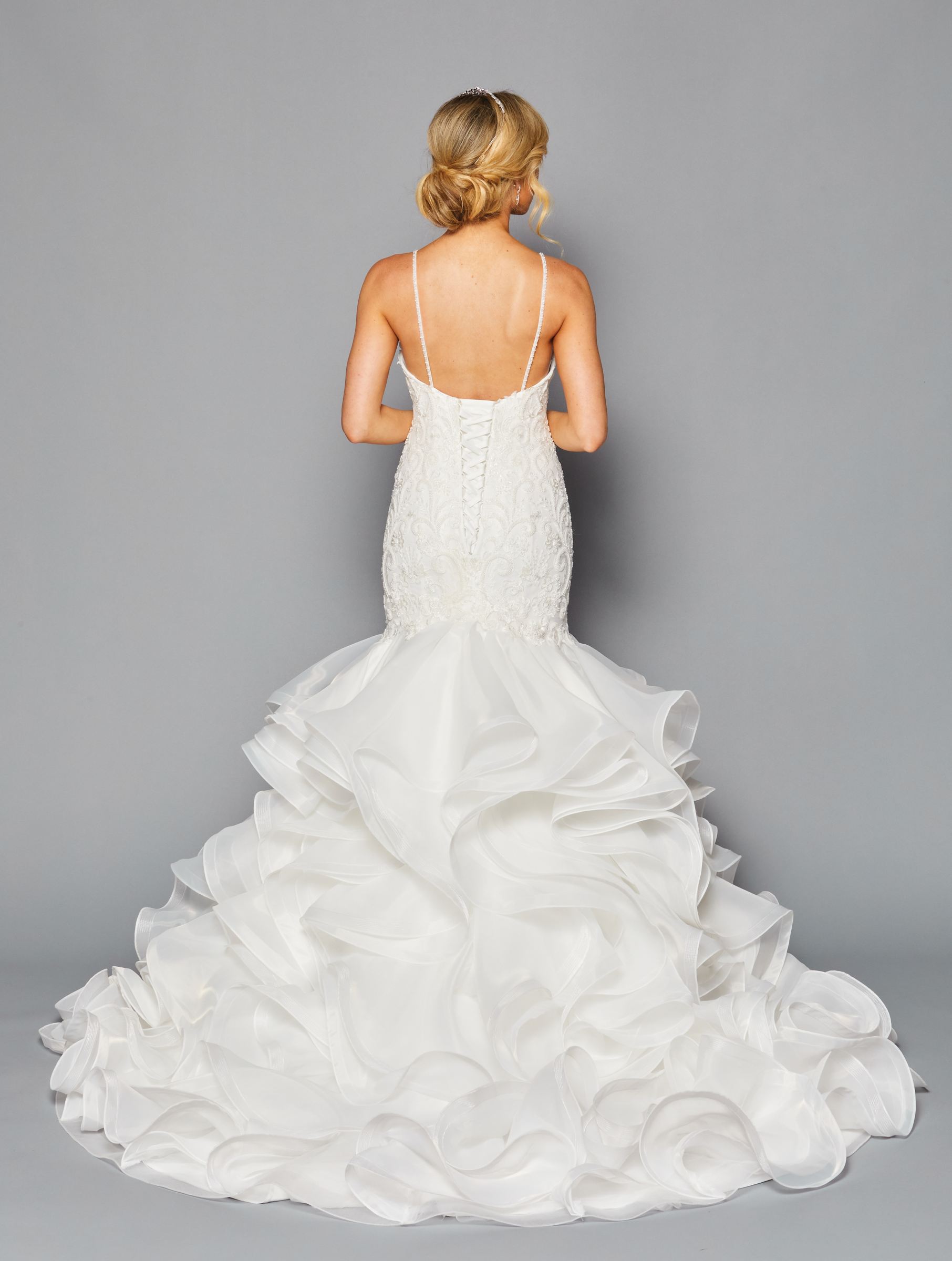 Vestido de novia sirena con escote en V DeKlaire 447