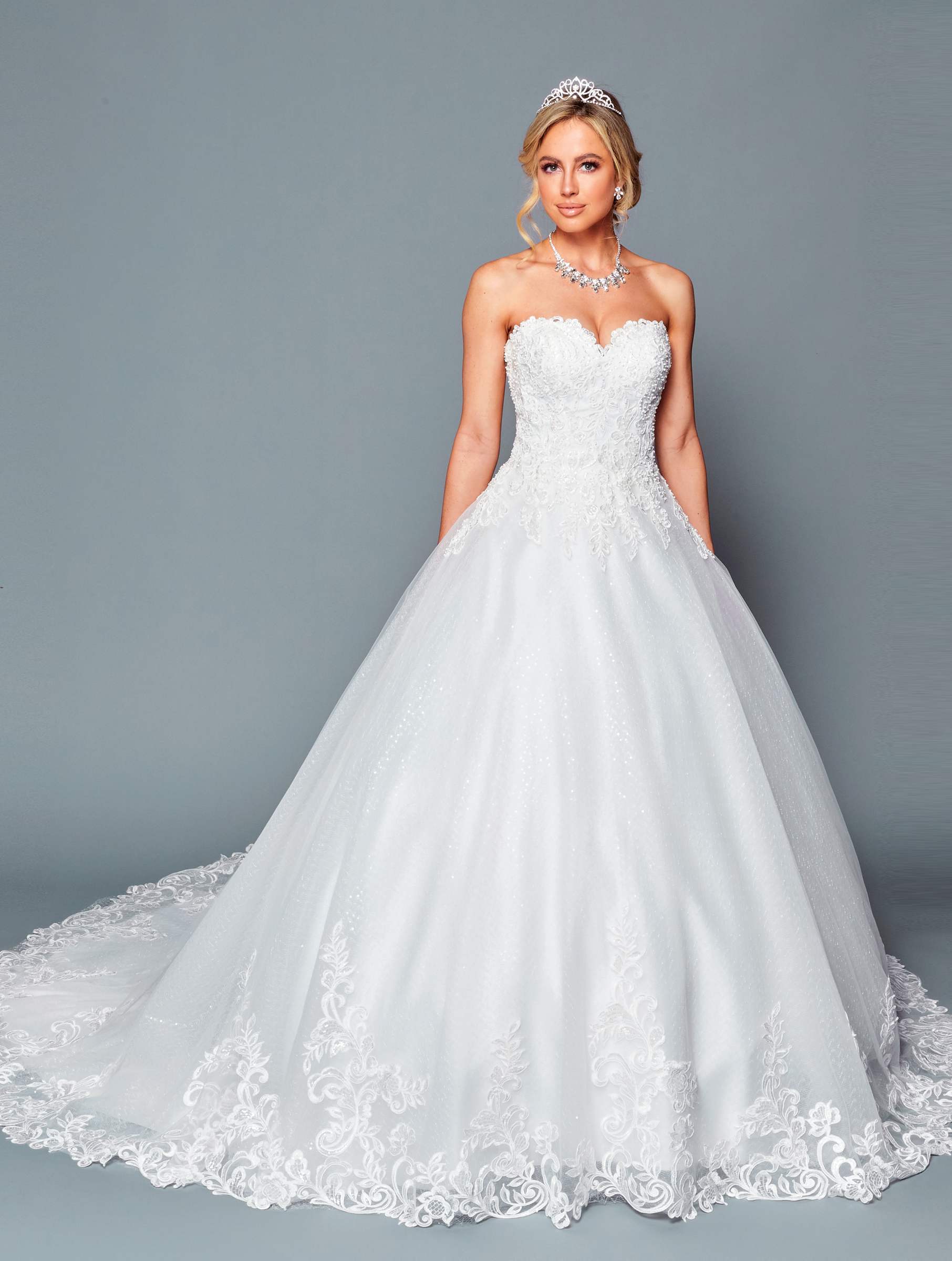 DeKlaire Bridal 449 A-Line Ball Gown Wedding Dress