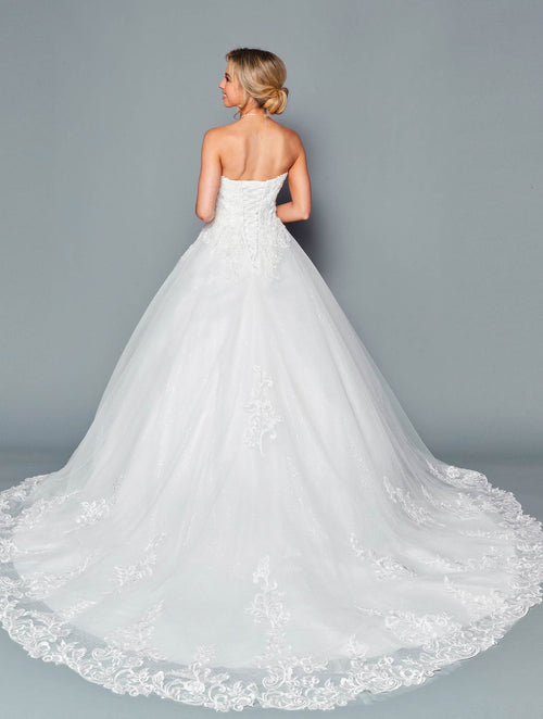 Vestido de novia de corte A DeKlaire 449