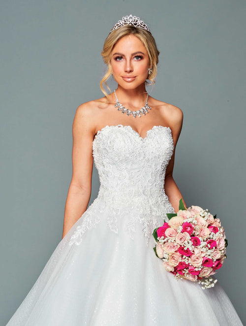 Vestido de novia de corte A DeKlaire 449