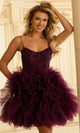 Vestido corto elegante para el regreso a casa – Jovani 45707