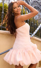 Jovani Rosette Skirt Strapless Dress for Elegant Events
