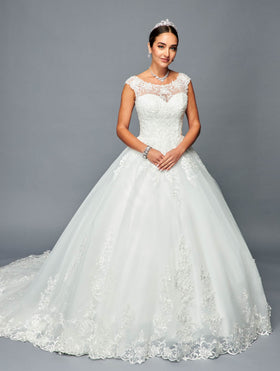 DeKlaire 463 Floor-Length A-Line Wedding Ball Gown