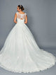 DeKlaire Bridal 463 Floor Length A-Line Ball Wedding Gown