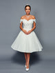 DeKlaire Bridal 467 Short Off the shoulder A-line Wedding Dress