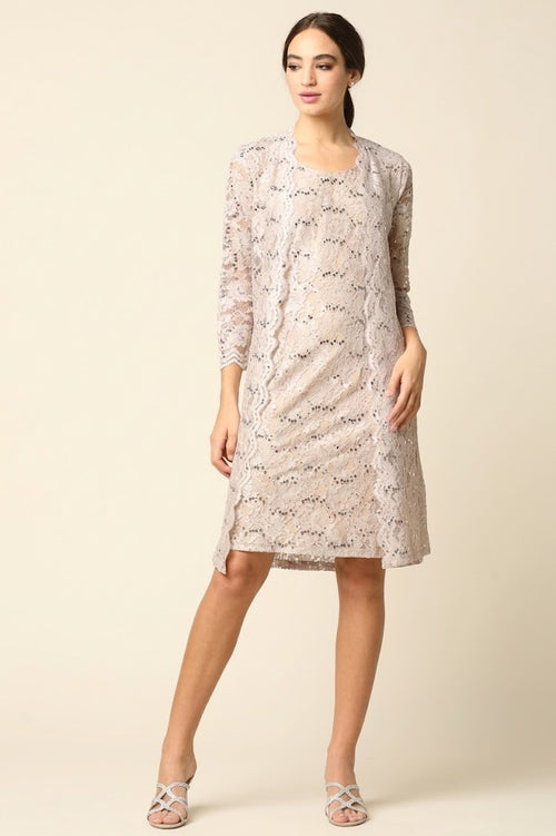 Eva USA Champagne Mother of the Bride Dress
