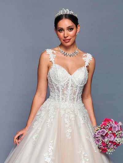 a line poofy wedding dress Simple Chiffon A-line Puffy Sleeves Beach Wedding Dress, Bridal Gown, MW644