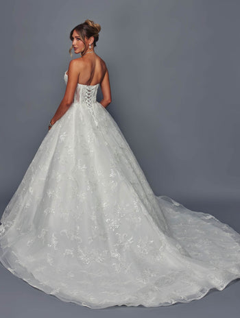Deklaire Bridal 494 Strapless A-Line Ballgown Wedding Gown