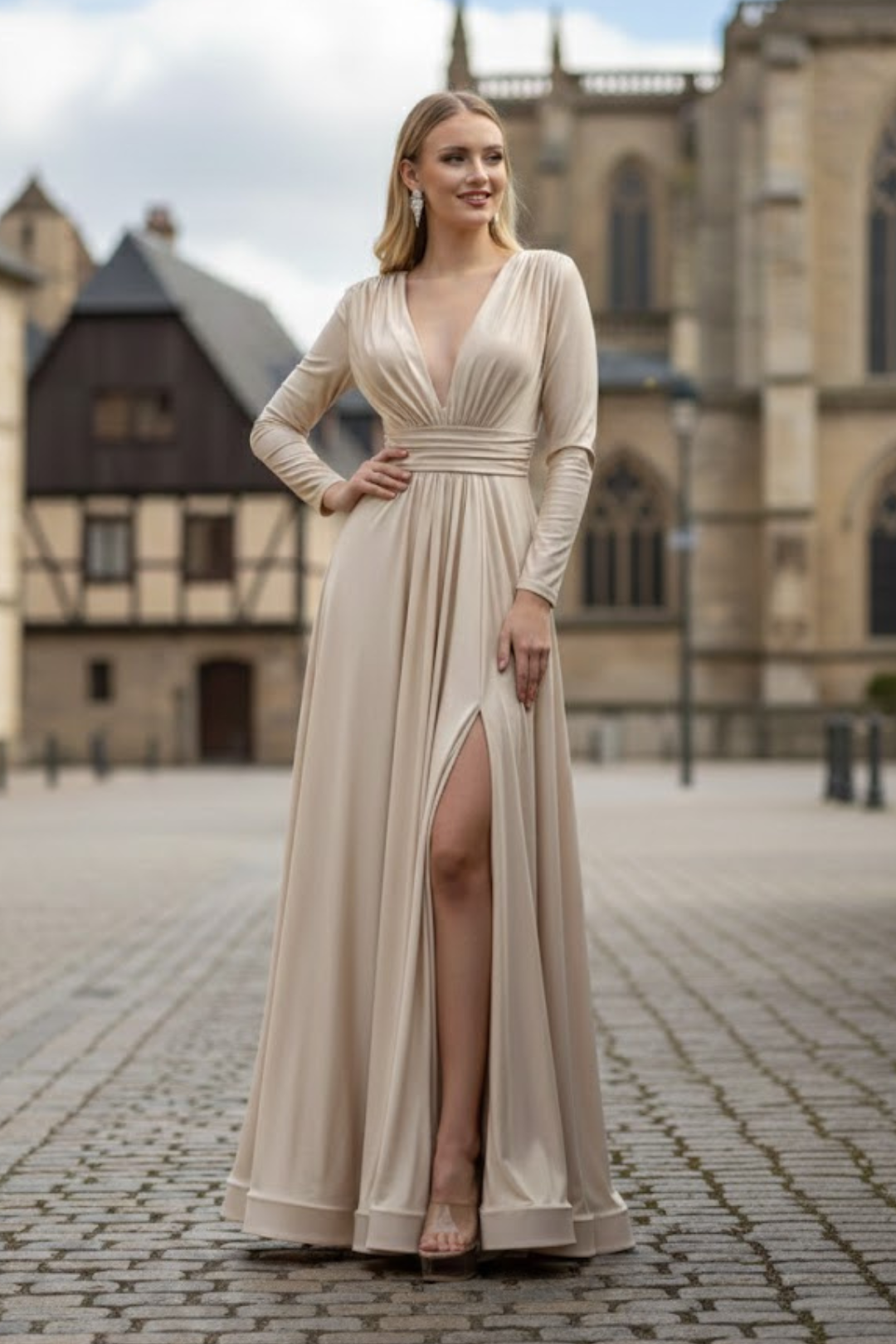 Stretchy Formal Evening Gown