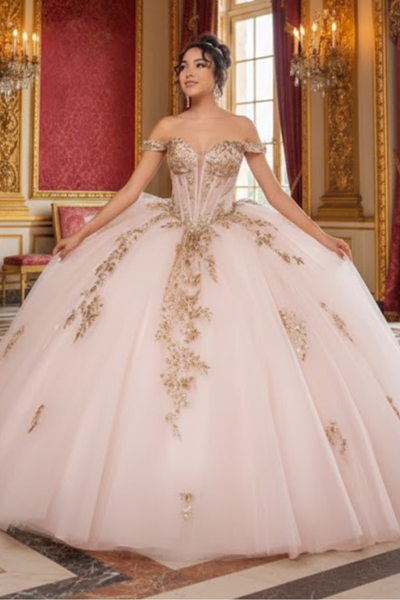 Quinceanera Dress Sweetheart Ruffles Sequin Prom Gown By Layla K LK272