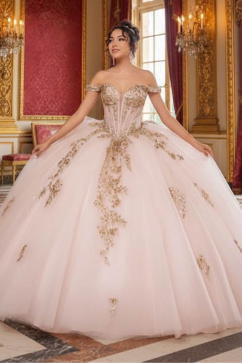 Quinceanera Dress Sweetheart Ruffles Sequin Prom Gown By Layla K LK272