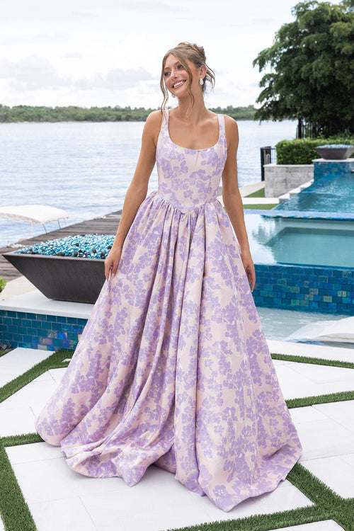 PORTIA & SCARLETT Lilac/Pink dress