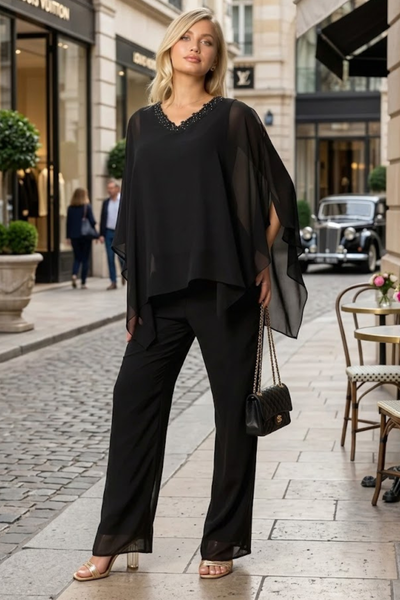 Eva USA 3463 Two Piece Long Formal Evening Pant Suit