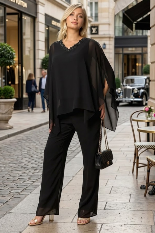 Eva USA 3463 Two Piece Long Formal Evening Pant Suit