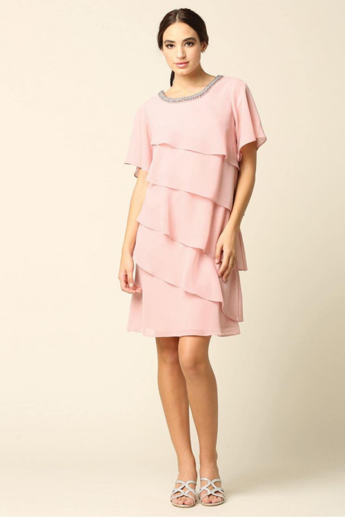 Eva USA 3361 Mother of the Bride Short Cocktail Dress