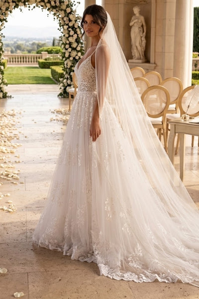 Primavera Couture 11102 Long A-Line Wedding Dress