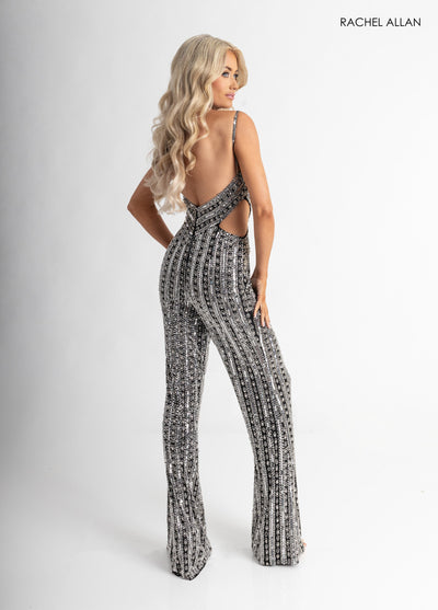 Sleeveless Overskirt Jumpsuit by Rachel Allan 50400