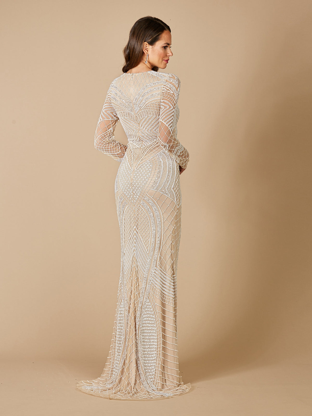 Lara New York Ivory/Nude Dress
