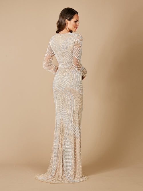 Lara New York Ivory/Nude Dress