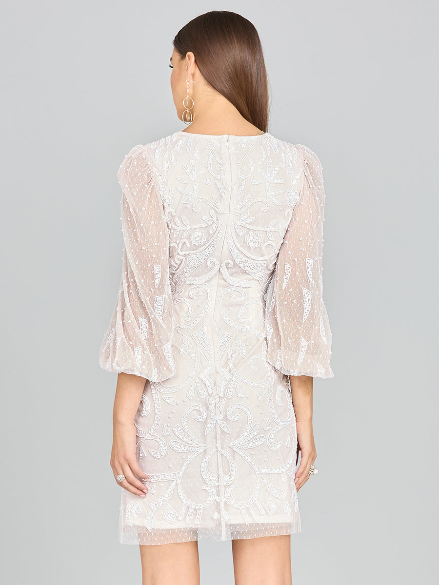 Lara New York Ivory/Nude Dress
