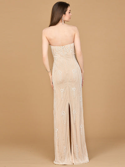 Lara 51212- Strapless Beaded Wedding Gown