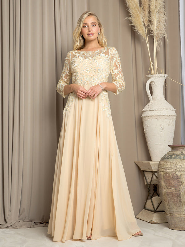 Eva USA Champagne Mother of the Bride Dresses
