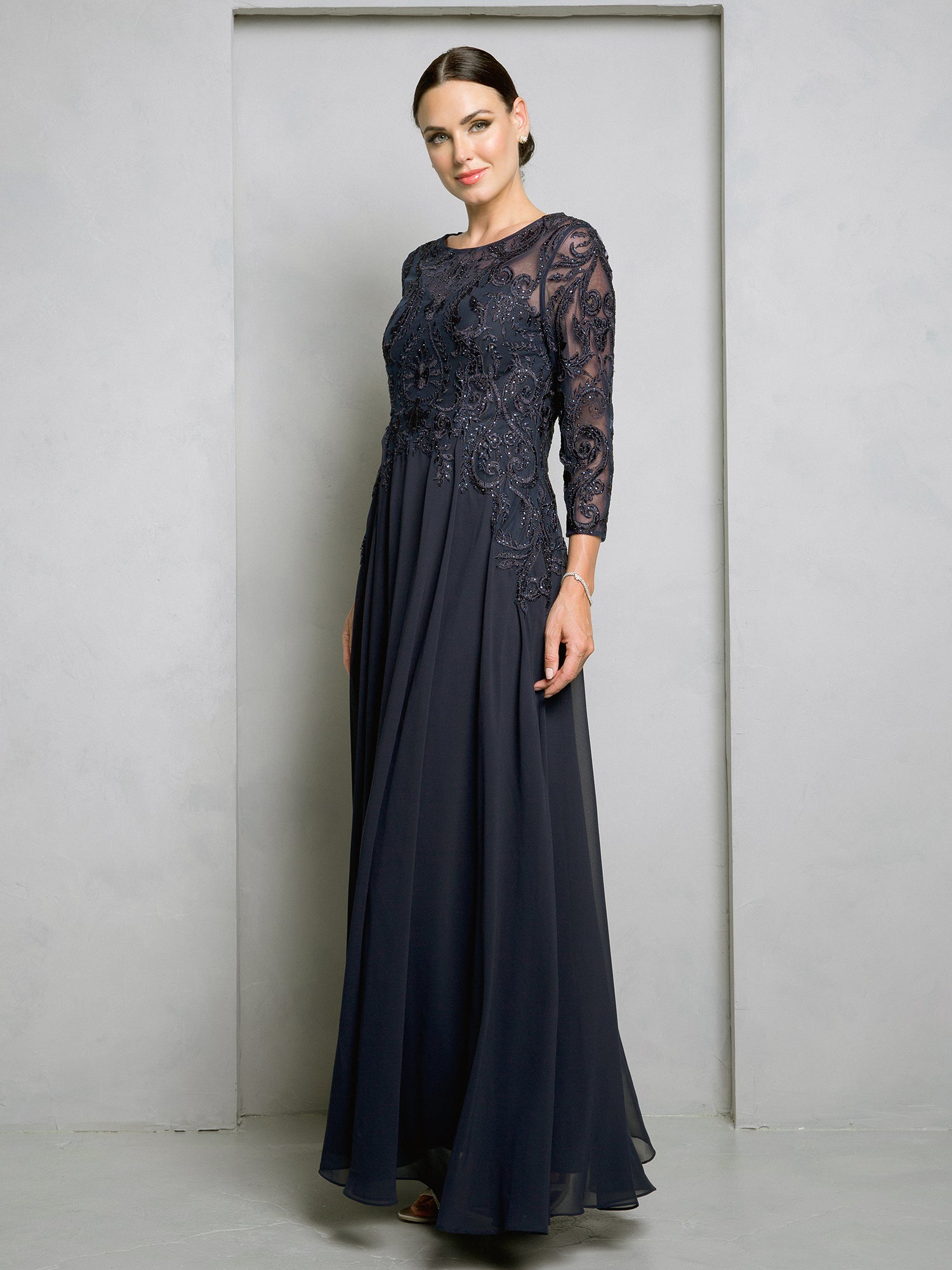 Eva USA 5248 Long Formal Mother of the Bride Dress