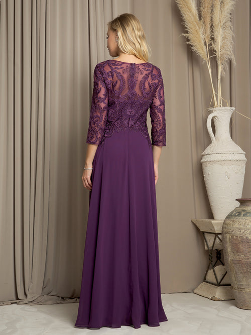 Eva USA 5248 Long Formal Mother of the Bride Dress