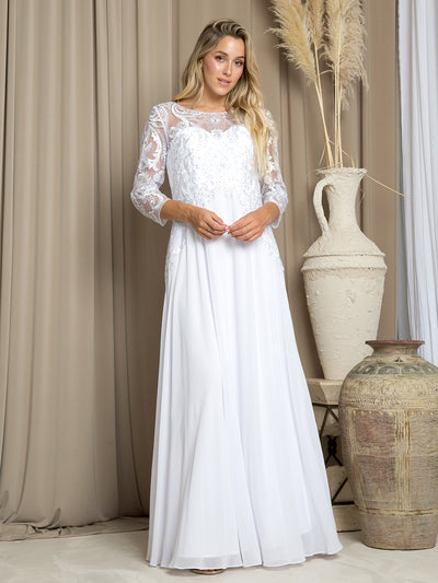 Eva USA 5248 Long Formal Mother of the Bride Dress