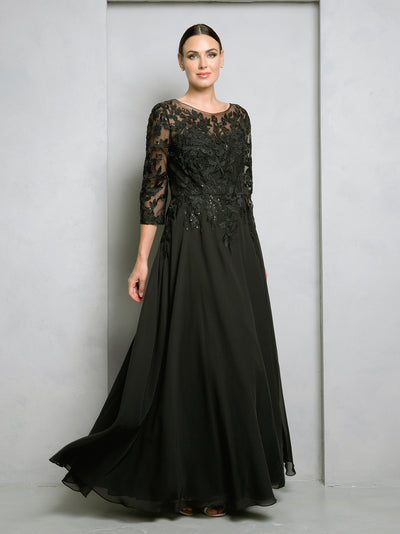 Eva USA 5258 Long A-Line Mother of the Bride Formal Dress