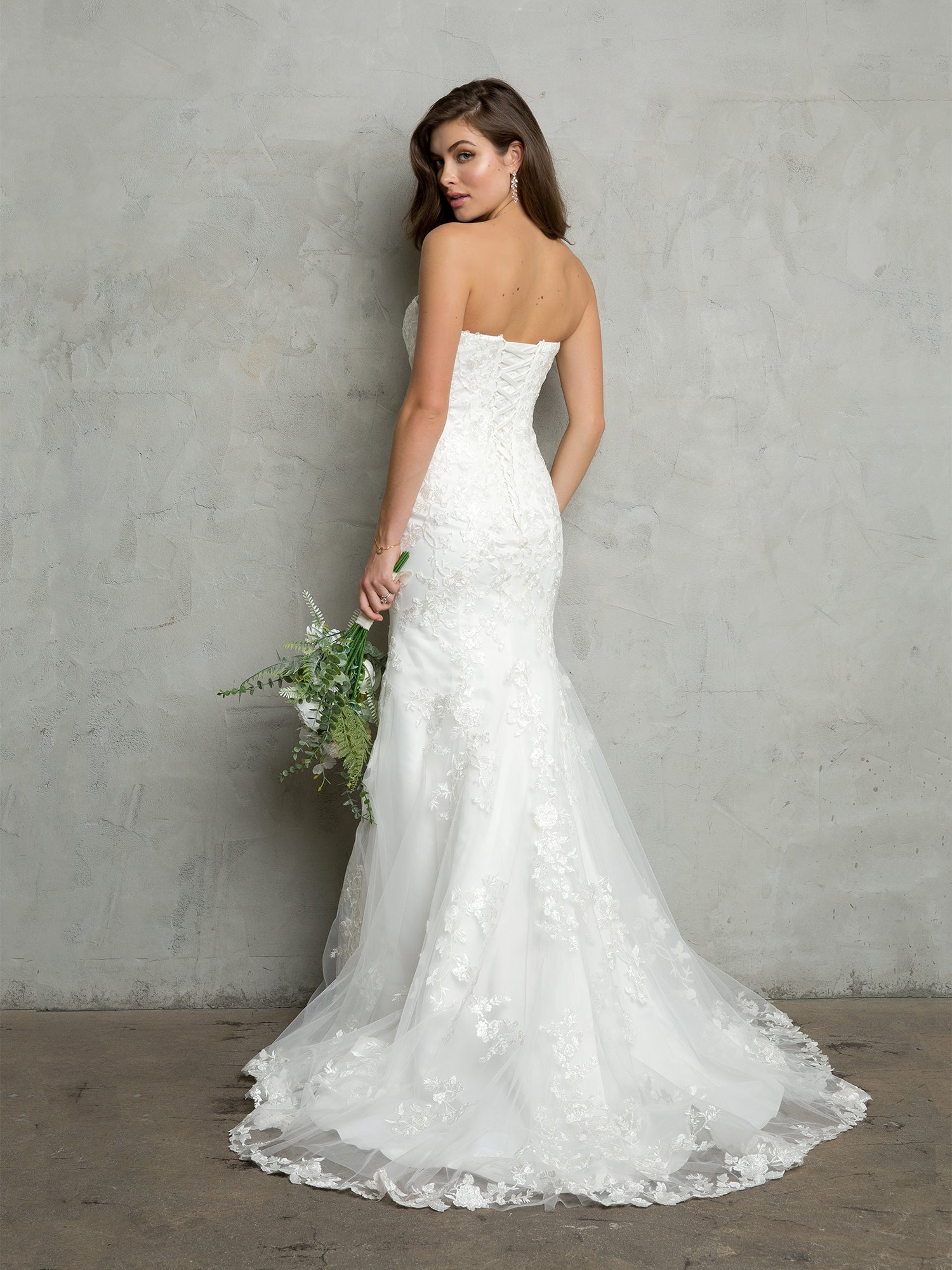 Vestido de novia largo de dos piezas Eva USA 5268