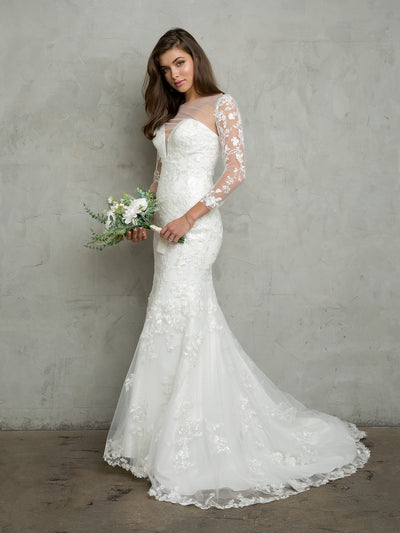 Eva USA 5268 Two Piece Long Bridal Gown Wedding Dress
