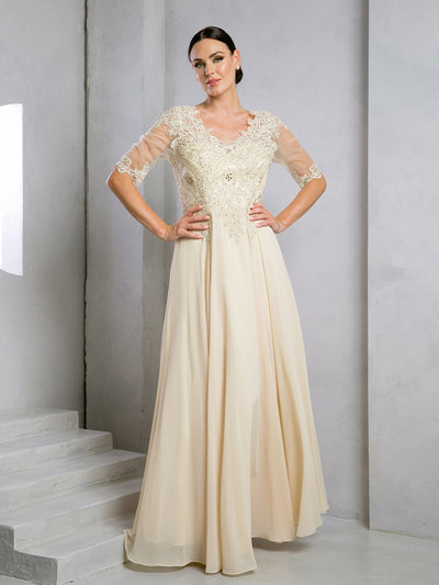 Mother of the Bride Dresses Long Formal Mother of the Bride Dress Champagne