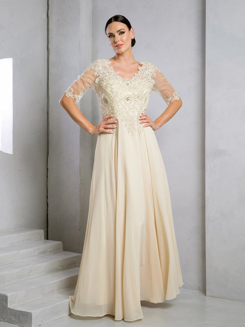 Mother of the Bride Dresses Long Formal Mother of the Bride Dress Champagne