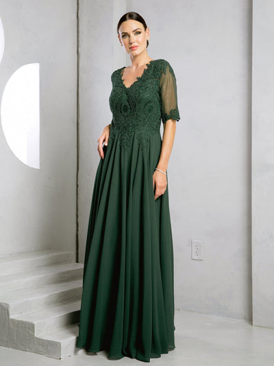 Mother of the Bride Dresses Long Formal Mother of the Bride Dress Hunter Green