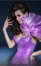 Fouad Sarkis 2788 Asymmetric Ruffled Gown