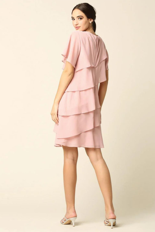 Eva USA 3361 Mother of the Bride Short Cocktail Dress